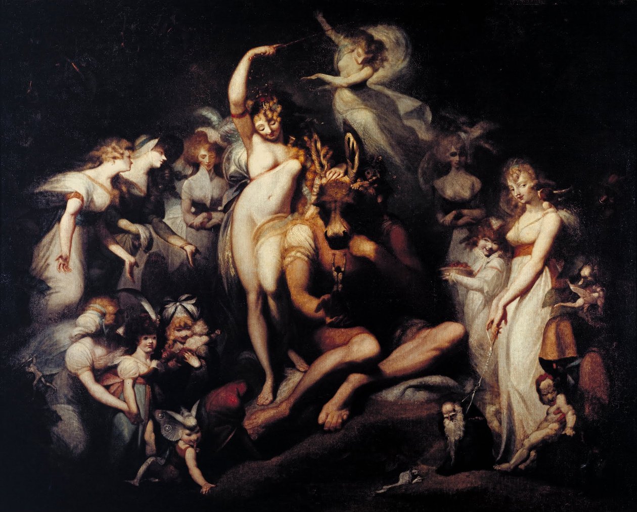 Titánia és alja alkotó: Johann Heinrich Füssli
