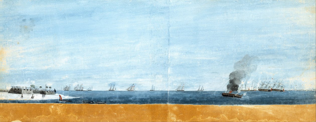 Reggel a Sullivans -szigeti támadás után, 1776. június 29 alkotó: Henry Gray