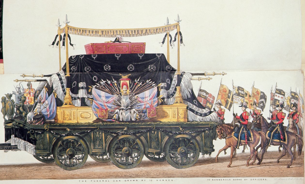 Wellington hercegének temetési autója, 1853 alkotó: George Augustus Sala