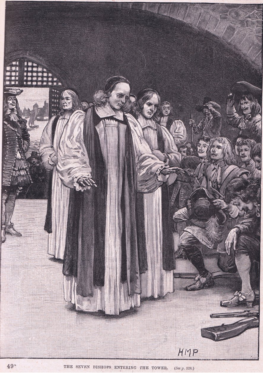 A hét püspök belép a toronyba 1688-ban alkotó: Henry Marriott Paget