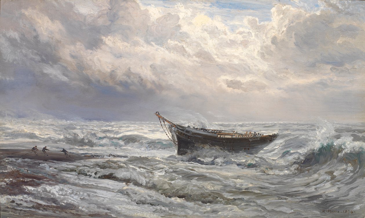 Viharos tengerek, 1874 alkotó: Henry Moore