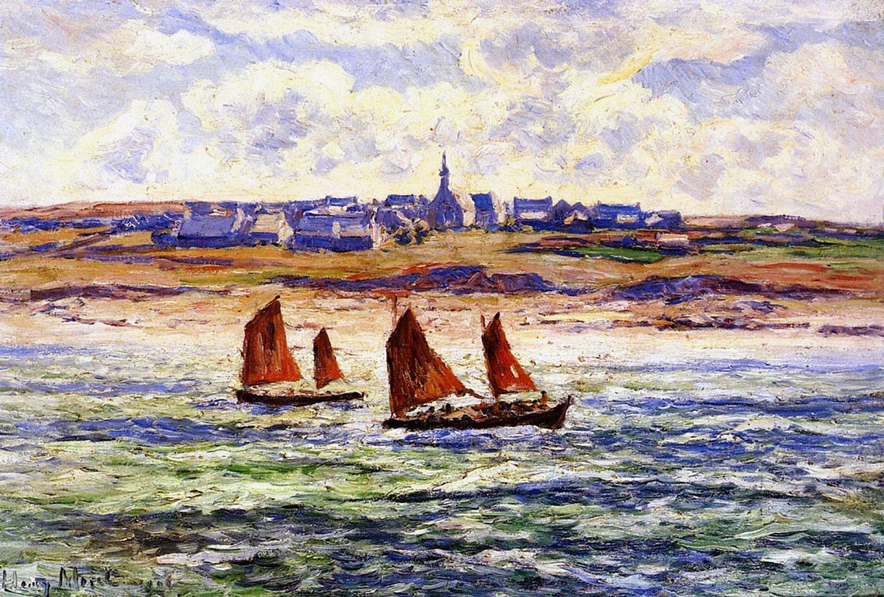 Paulgoazec, Bretagne, 1906 alkotó: Henry Moret