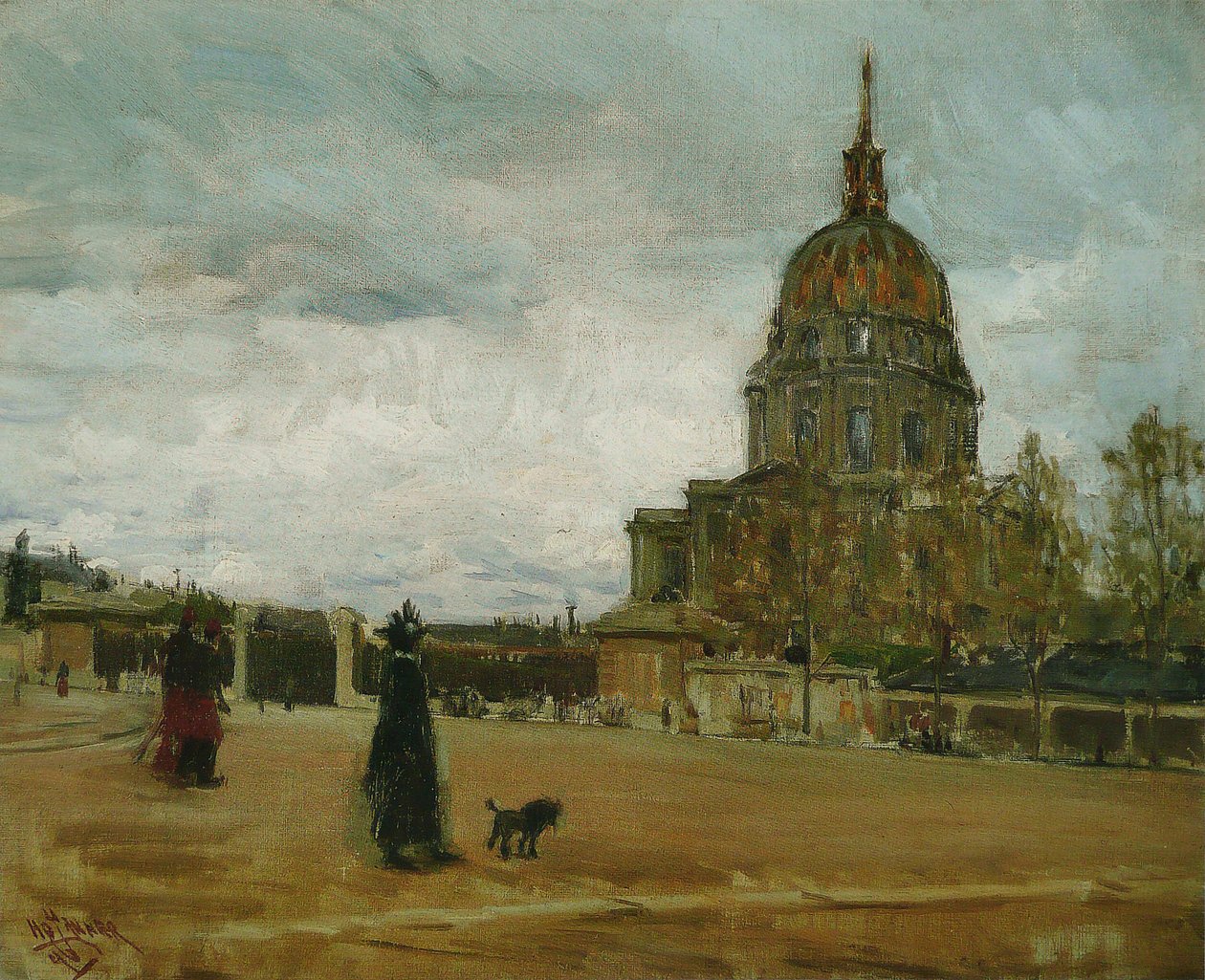 Les Invalides, párizsi francia: Les Invalides, Parisn alkotó: Henry Ossawa Tanner