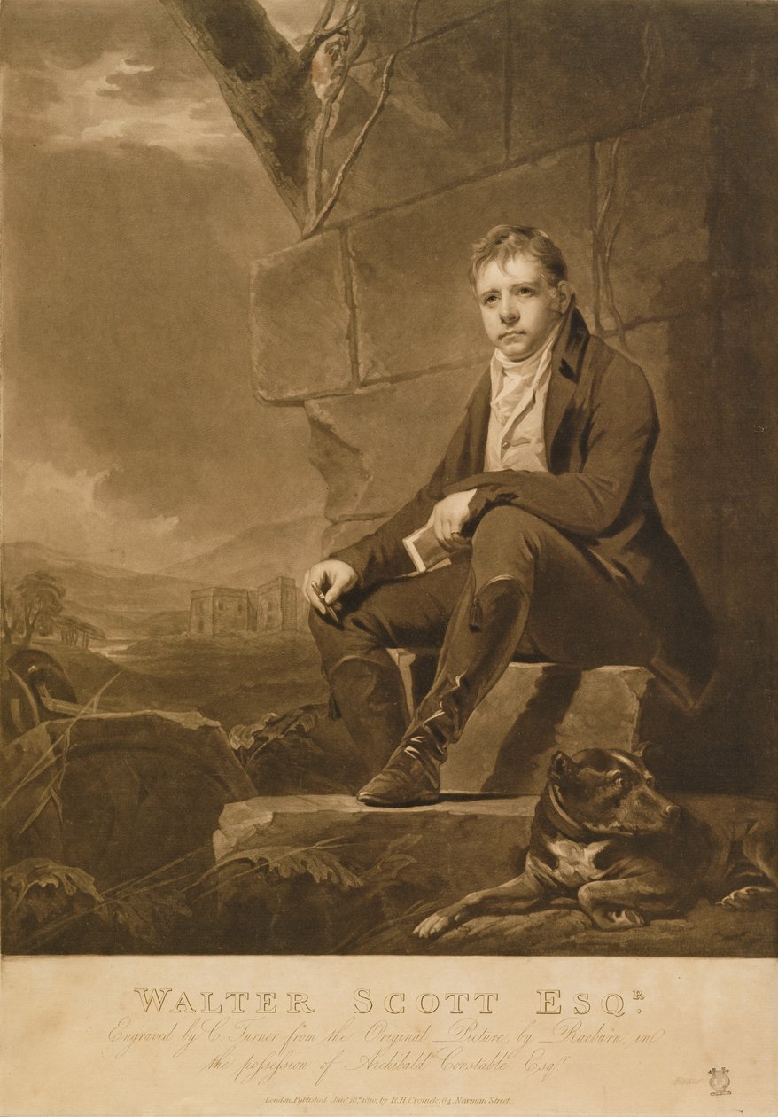 Sir Walter Scott, Charles Turner metszet, 1810 alkotó: Henry Raeburn