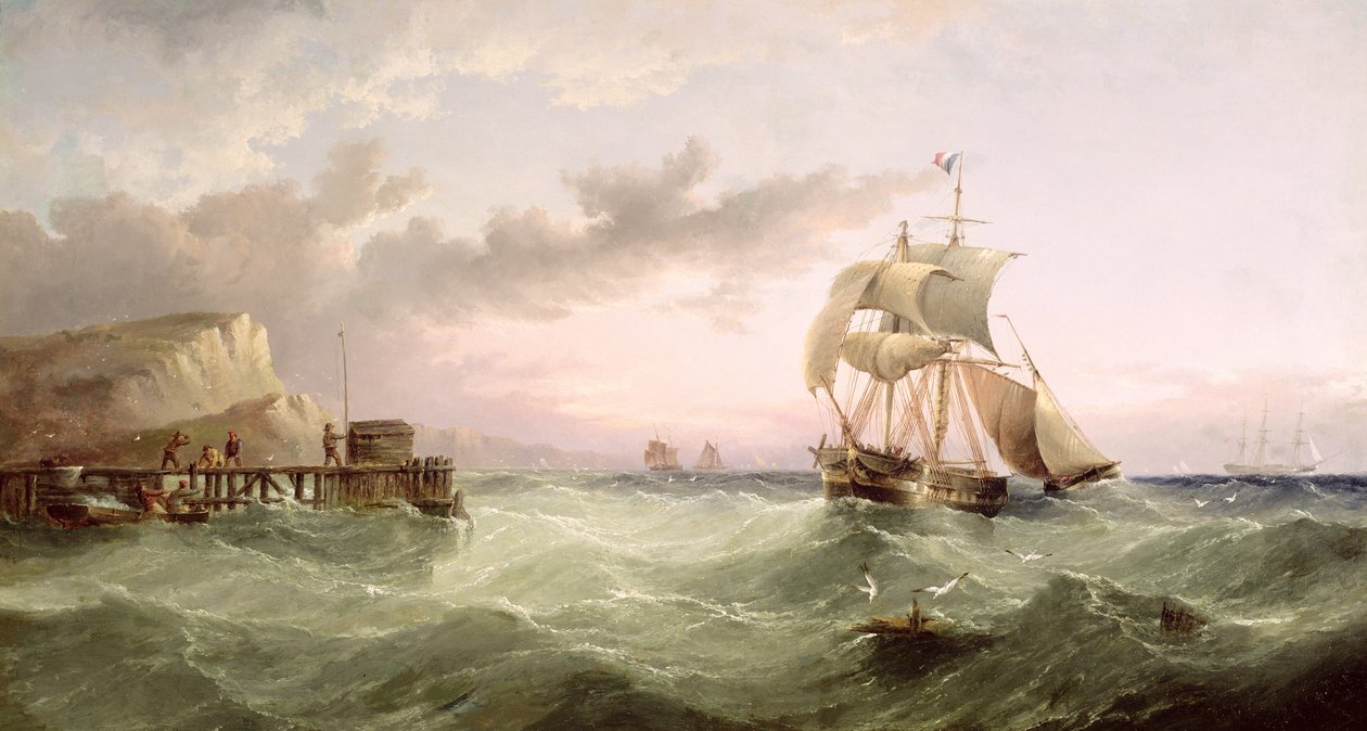 Szállítás Speeton Cliffsről, Yorkshire-ből alkotó: Henry Redmore