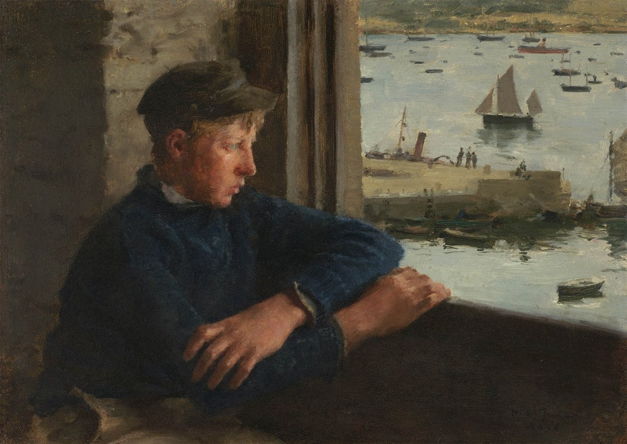 A Look Outn alkotó: Henry Scott Tuke