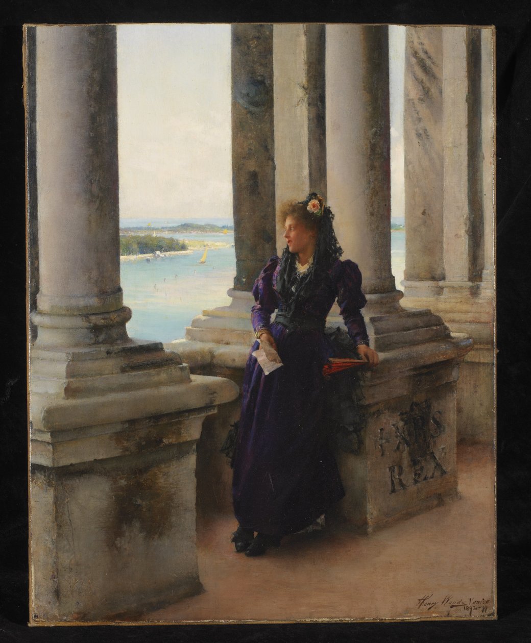 A velencei Szent Márk-templom haranglábjában, 1892 alkotó: Henry Woods
