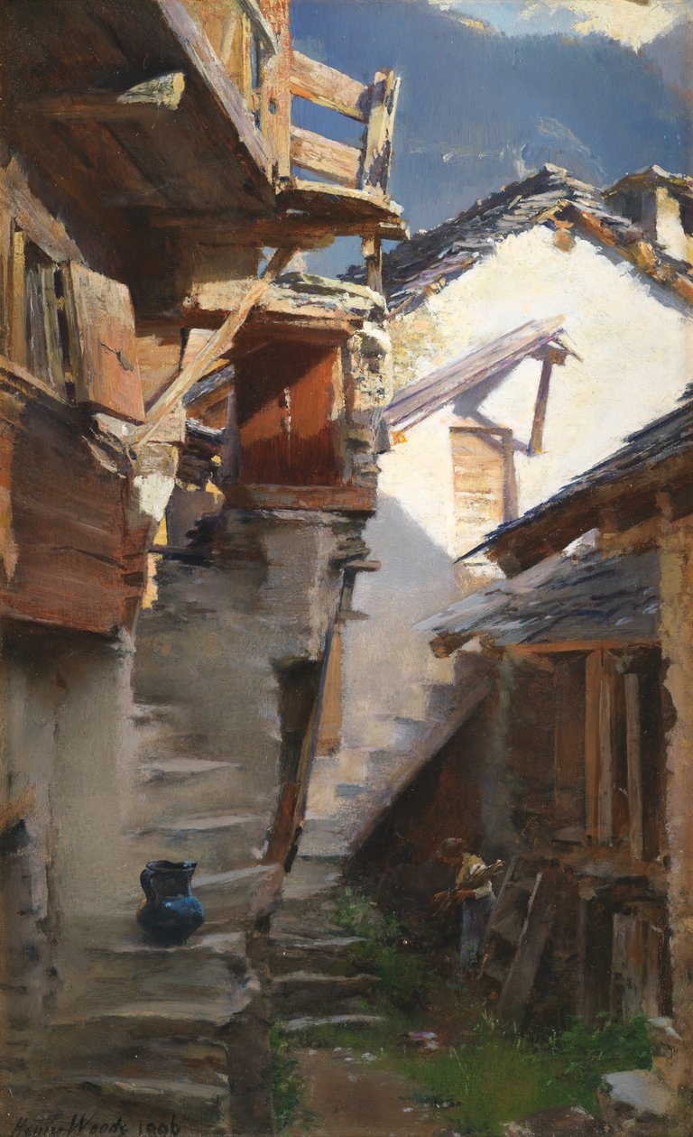 A Rhone-völgyben, 1896 alkotó: Henry Woods