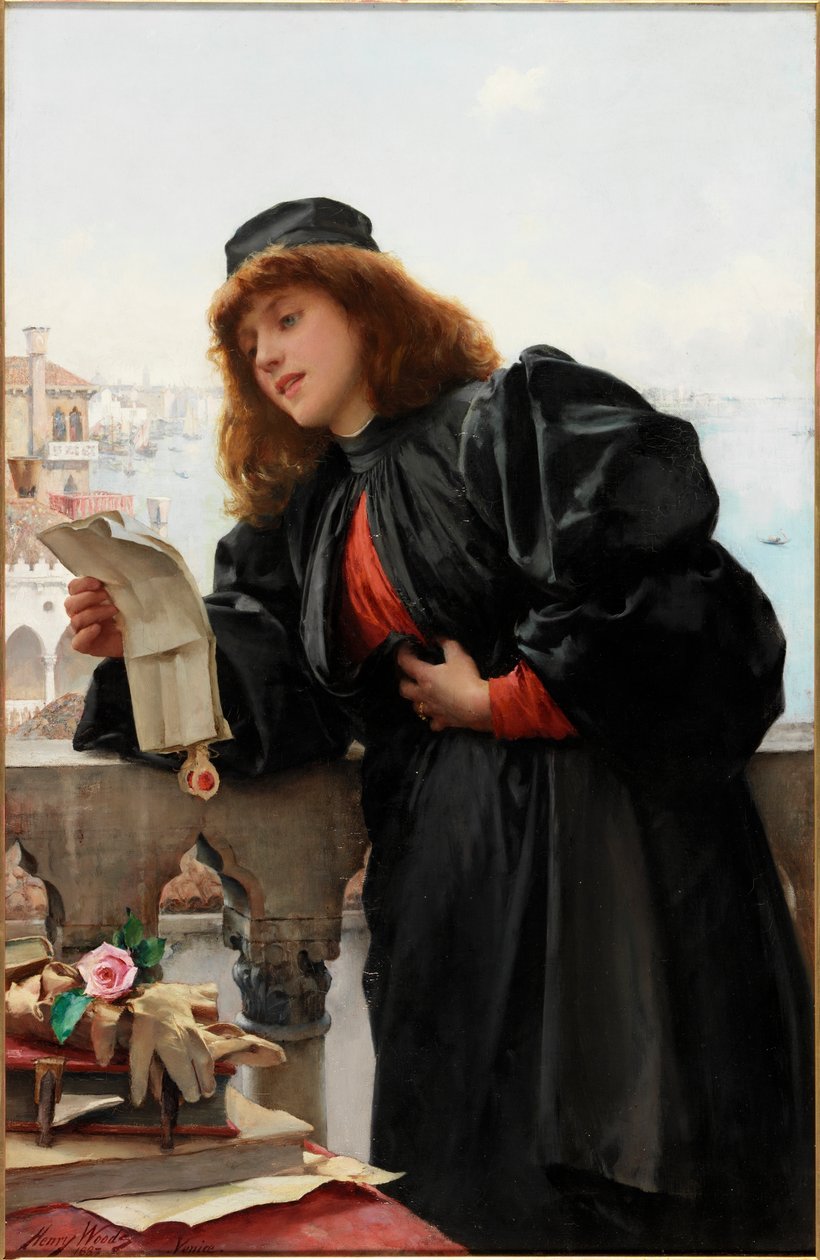 Portia, 1887 alkotó: Henry Woods