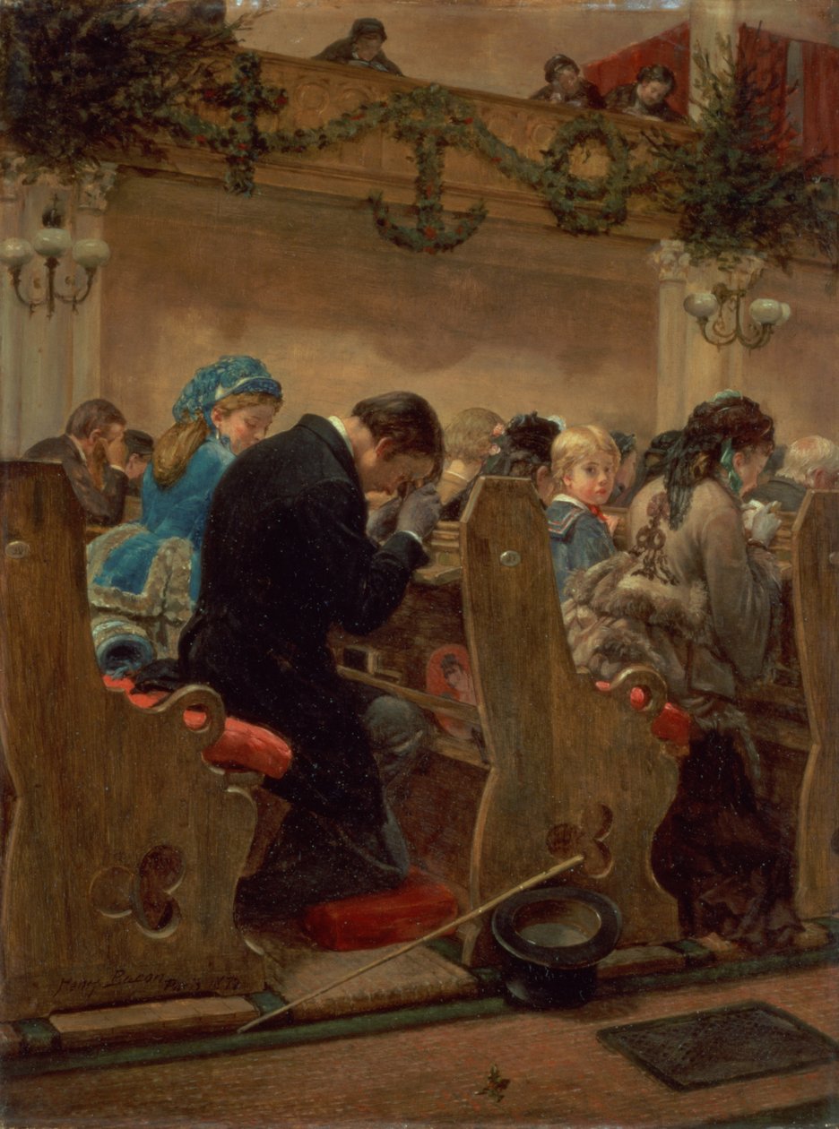 Karácsonyi imák, 1872 alkotó: Henry Bacon