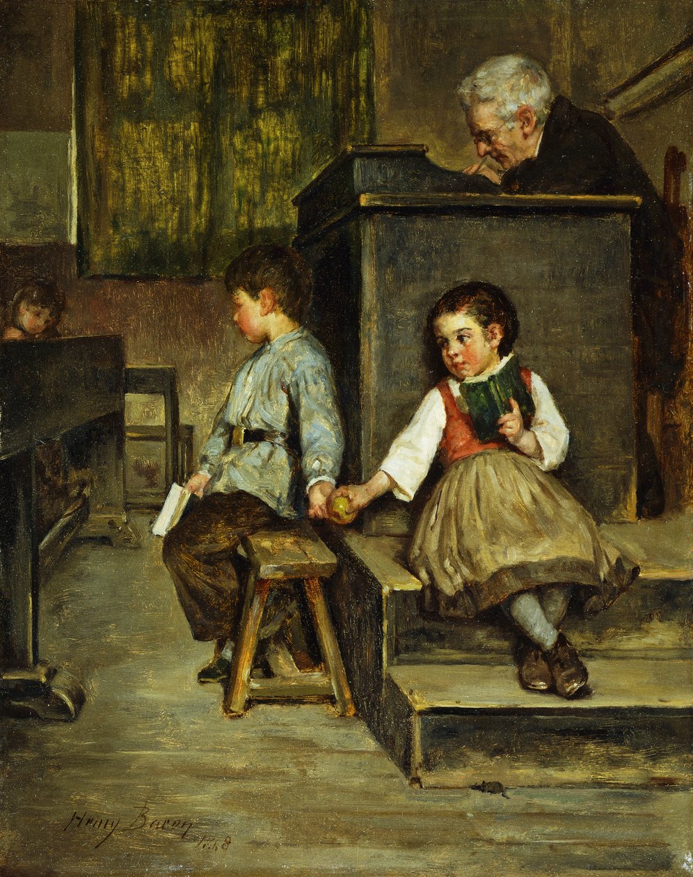 Az osztályterem, 1868 alkotó: Henry Bacon