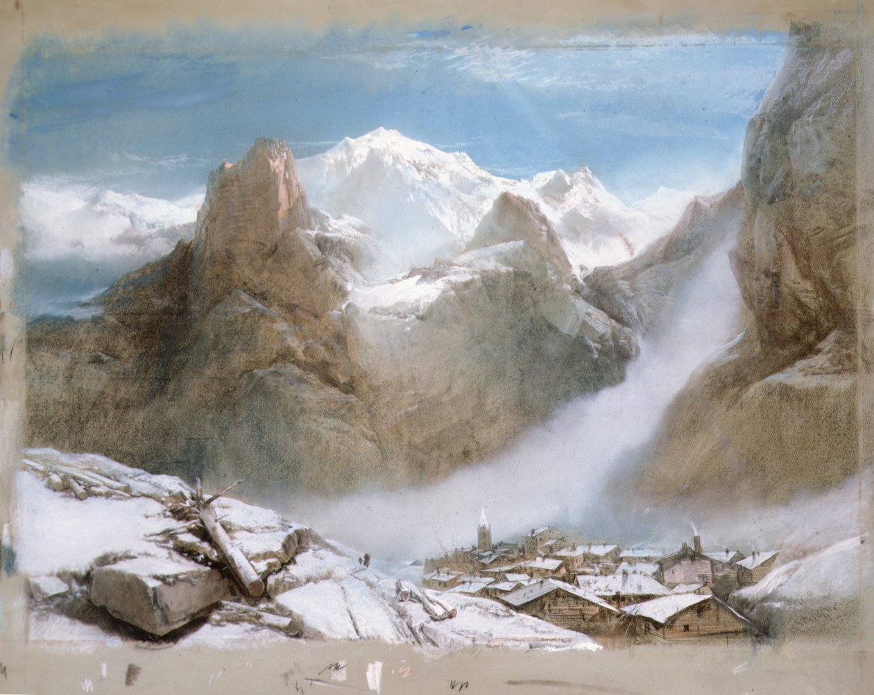 Mont Blanc alkotó: Henry Bright