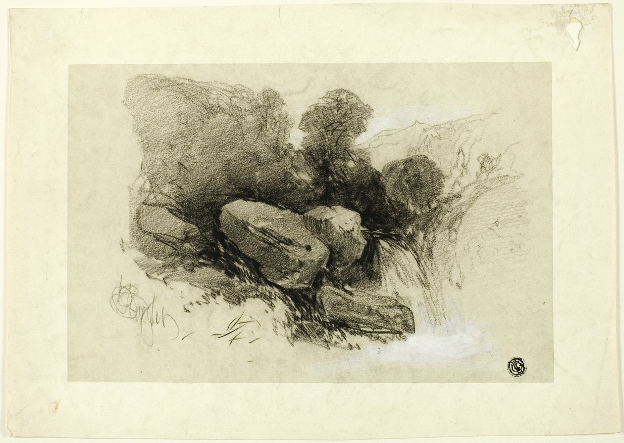 Sziklás jelenet alkotó: Henry Bright