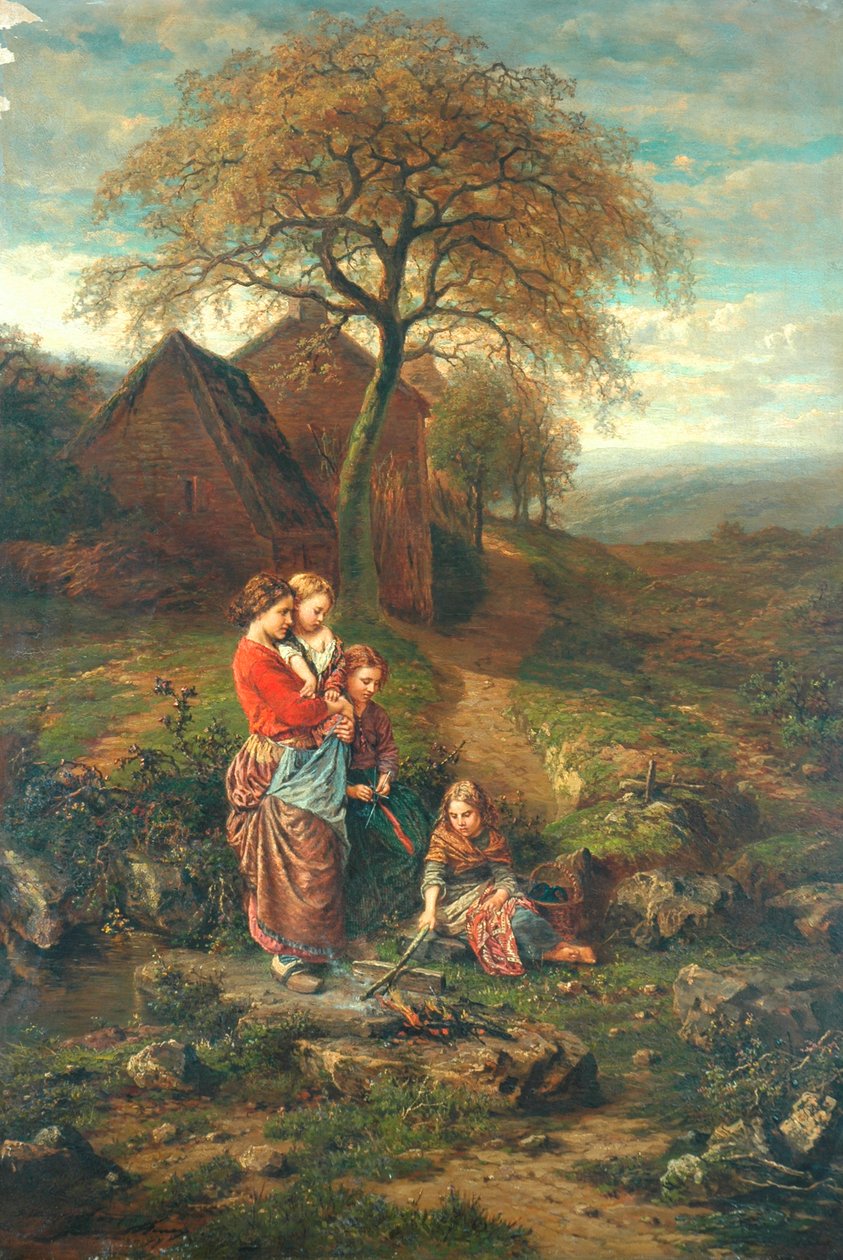 Ősz az Ardennekben, 1857 alkotó: Henry Campotosto