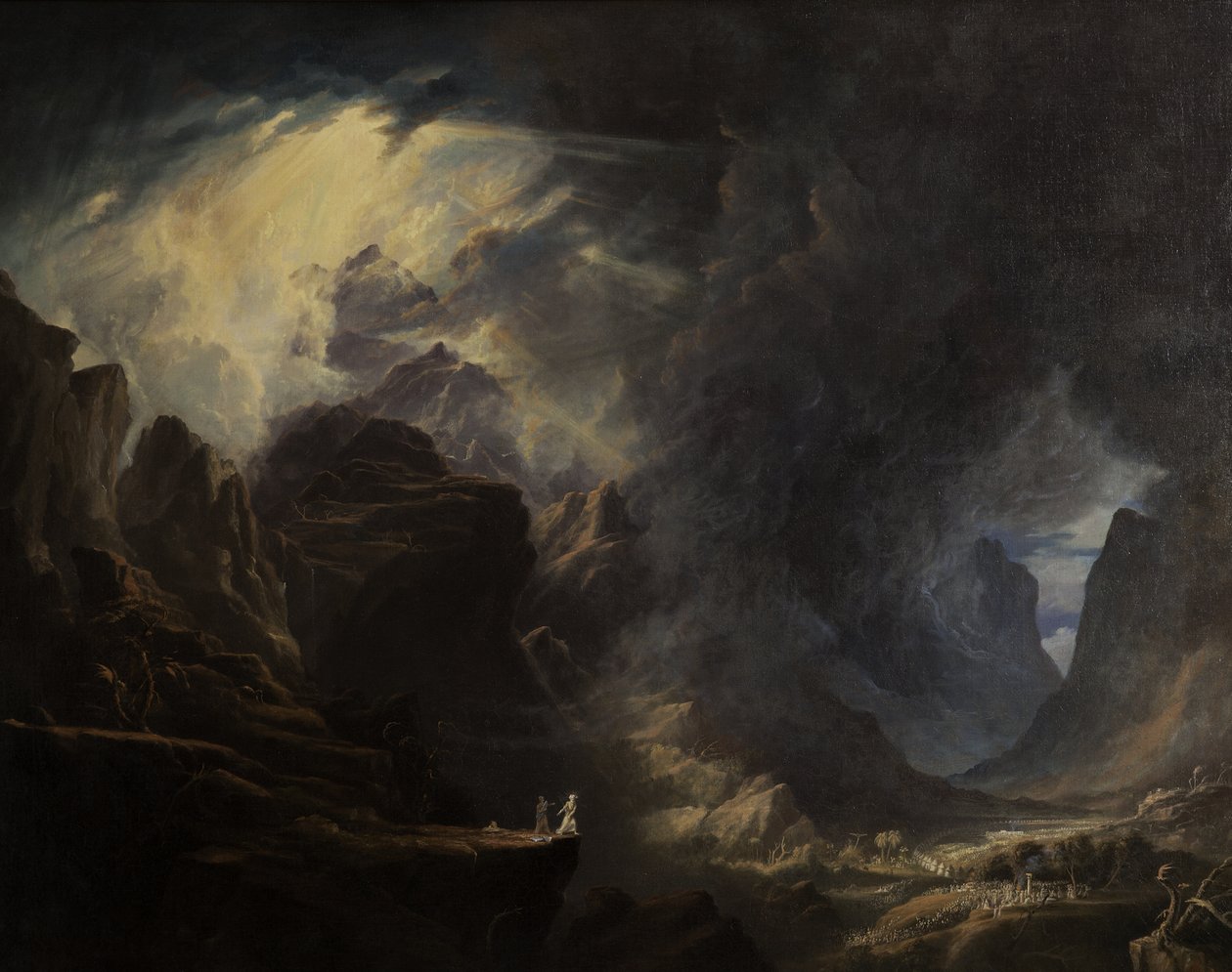 Mózes a hegyen, 1828-1829 alkotó: Henry Cheever Pratt