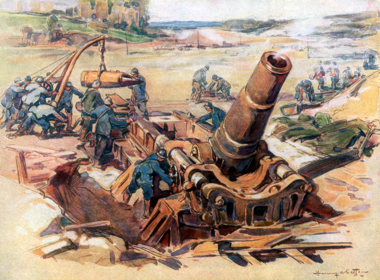 „370 habarcs akcióban”, 1918, 1926 alkotó: Henry Cheffer