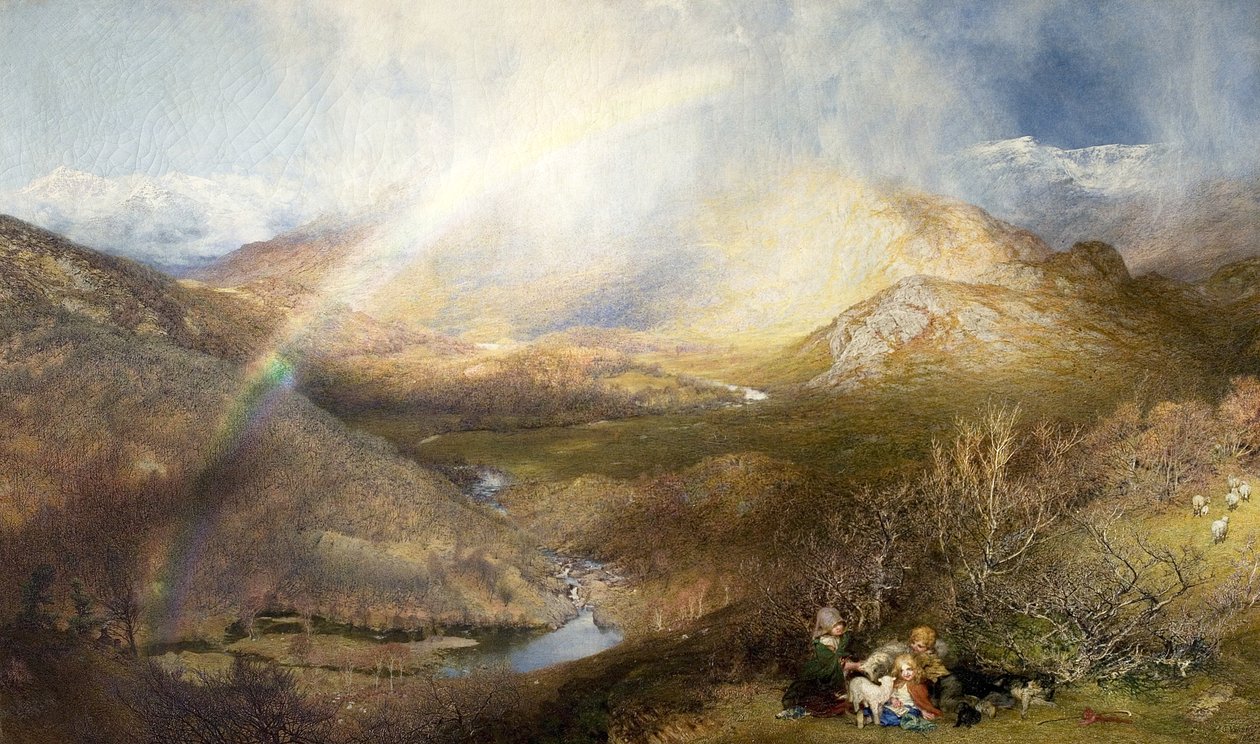 A szivárvány, 1862 alkotó: Henry Clarence Whaite