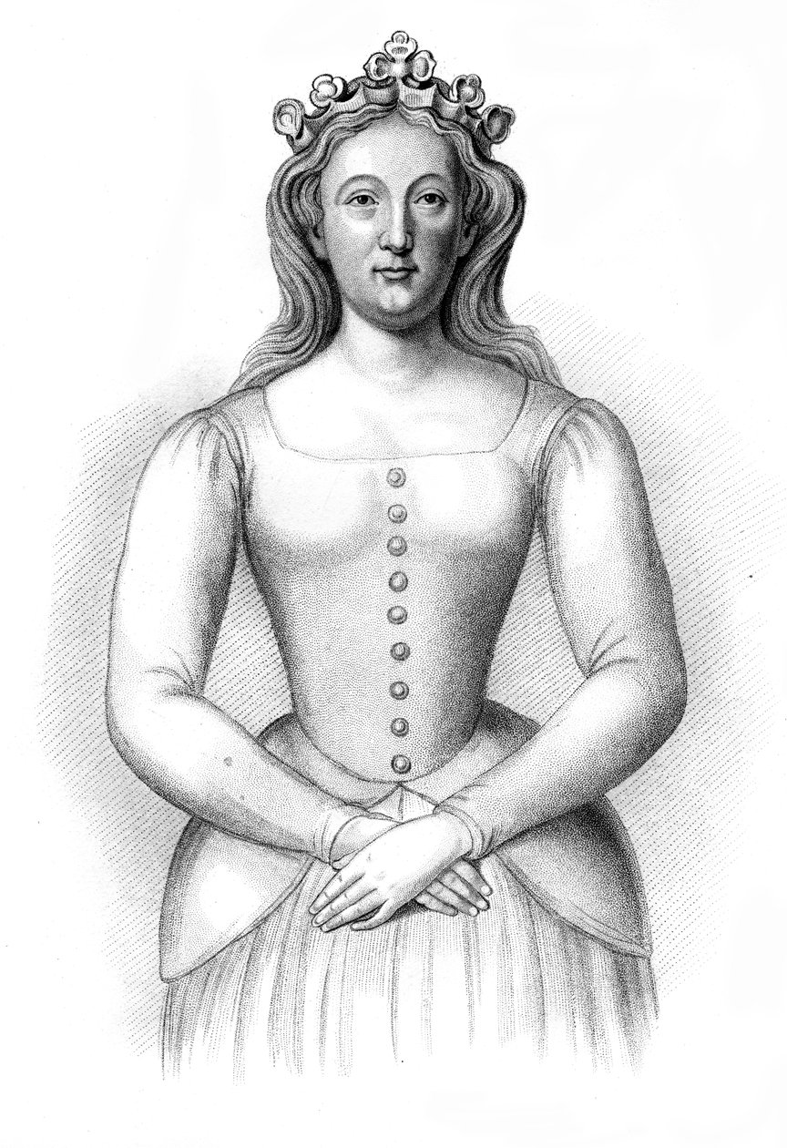 Hainault-i Philippa, 1851. alkotó: Henry Colburn