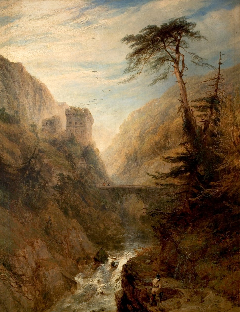 A Derbyshire Dale, 1849 alkotó: Henry Dawson