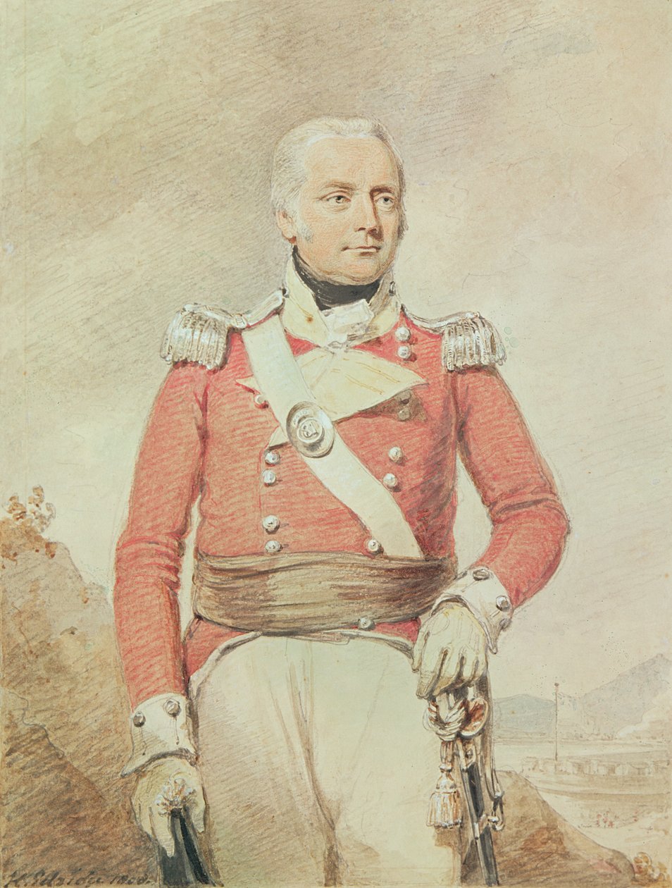 Patrick McKenzie vezérőrnagy, 1808 alkotó: Henry Edridge