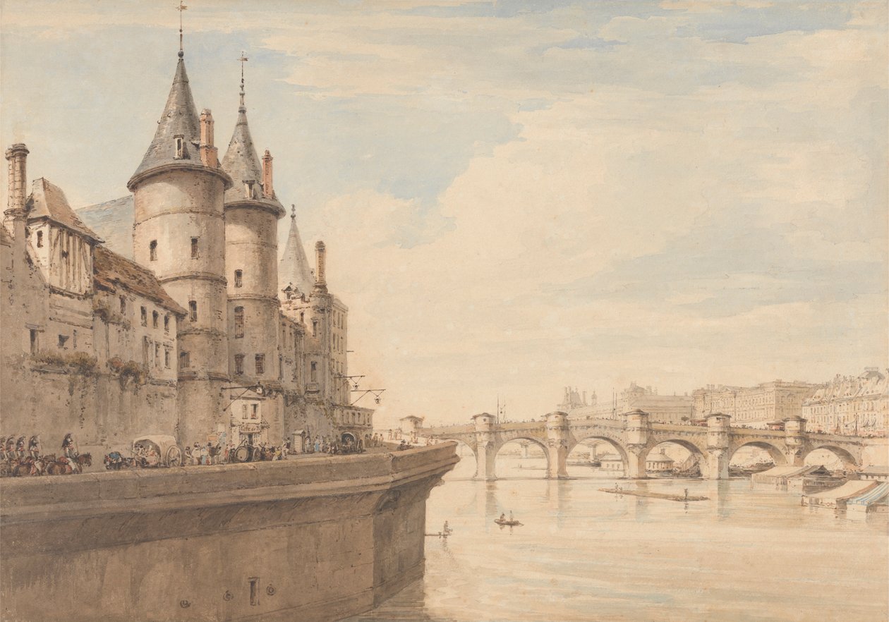 Conciergerie, Párizs alkotó: Henry Edridge
