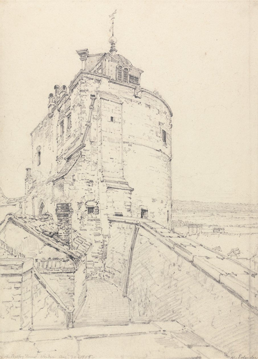 The Curfew Tower, Windsor alkotó: Henry Edridge