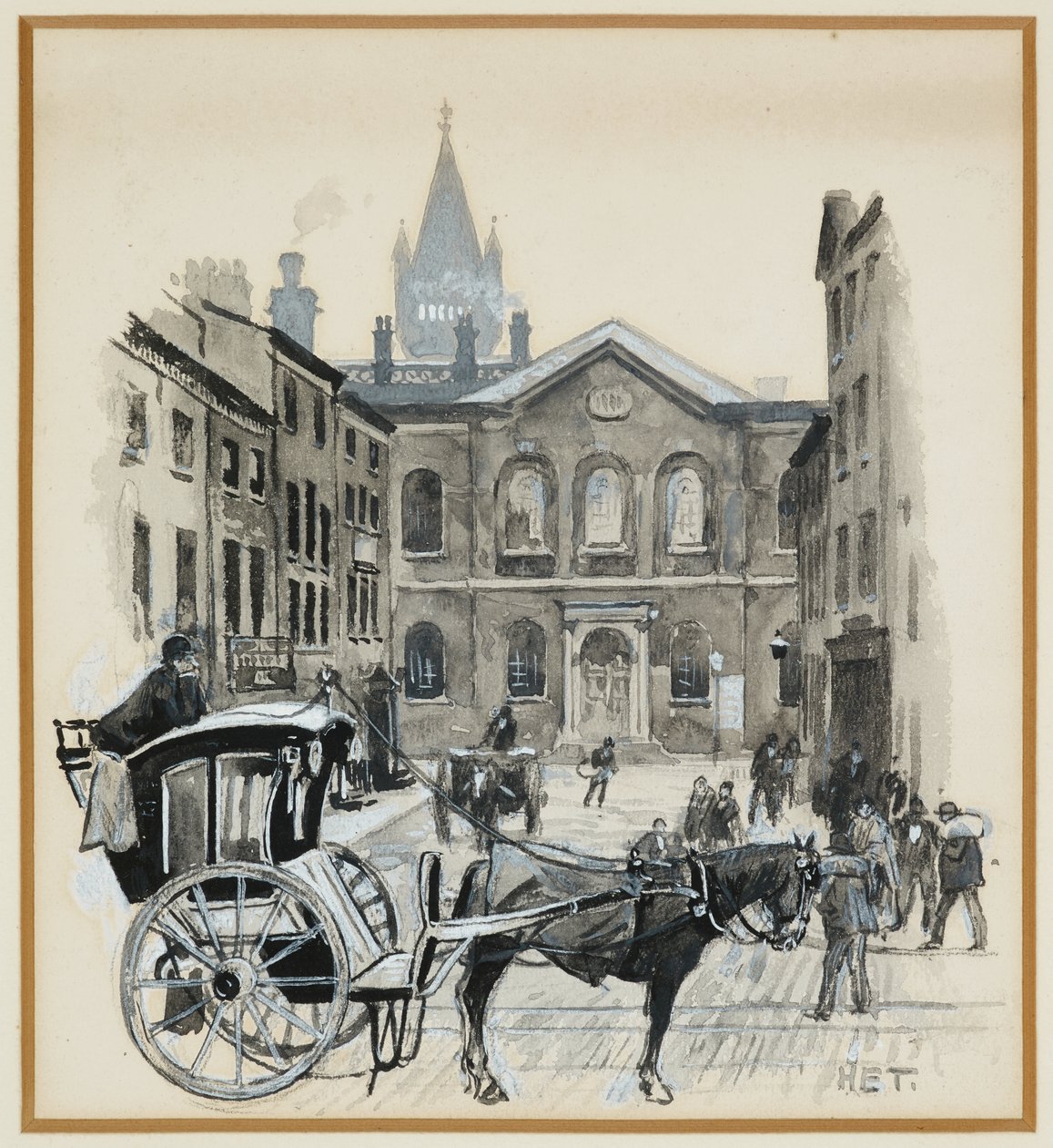 Congregational Chapel, Grosvenor Street alkotó: Henry Edward Tidmarsh