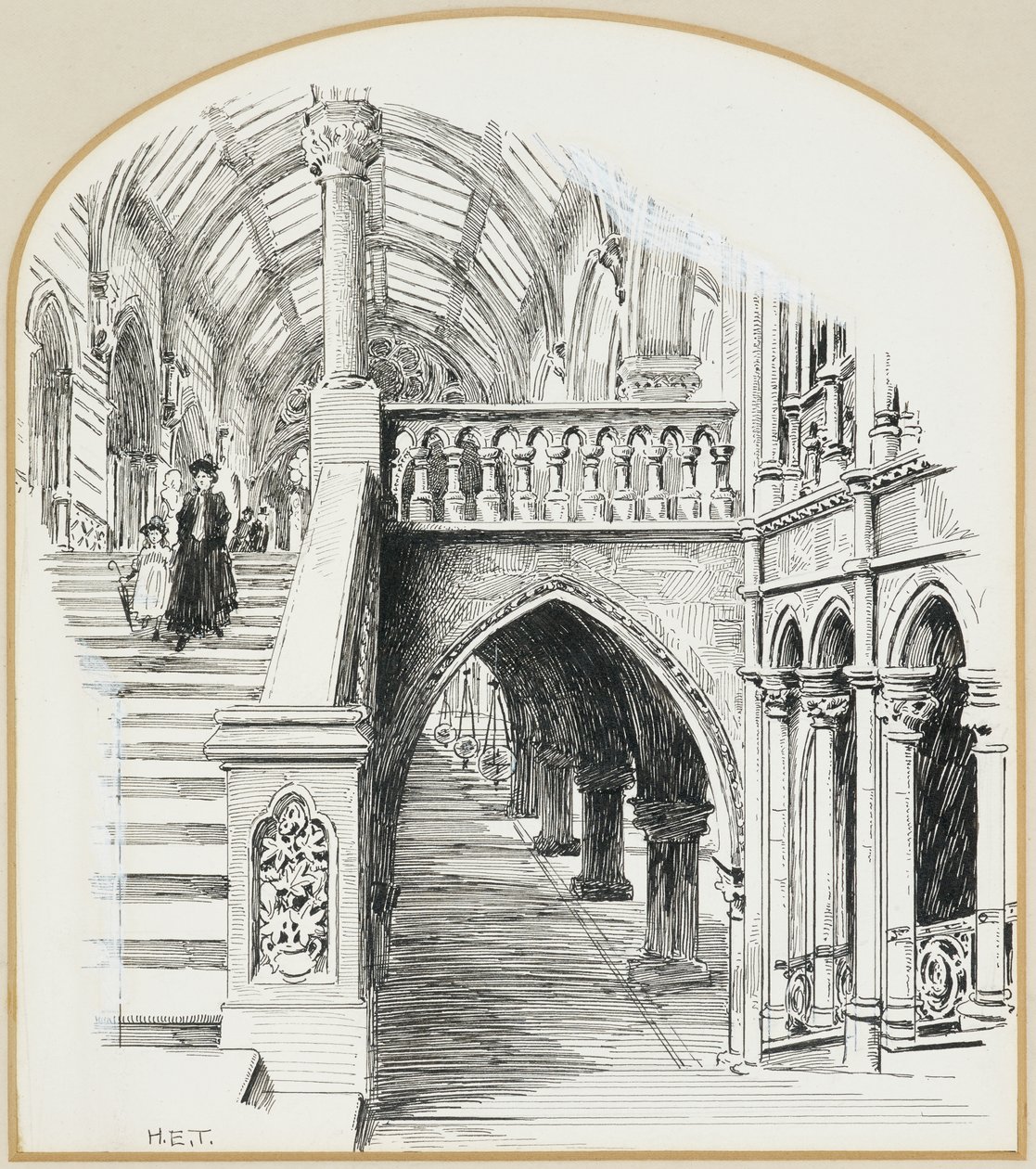 الدرج الكبير، قاعة المدينة المجرية alkotó: Henry Edward Tidmarsh