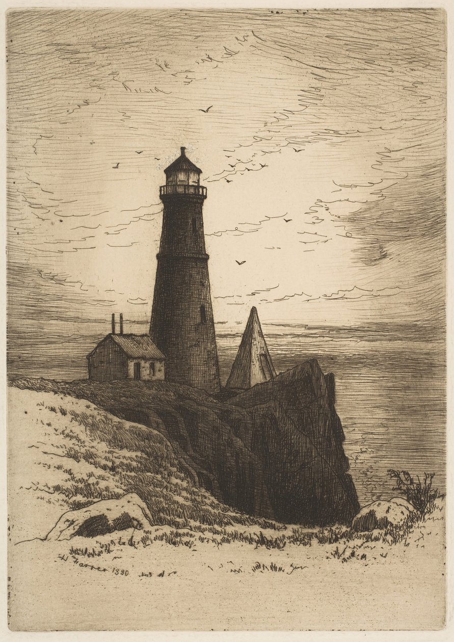 Világítótorony, 1880. alkotó: Henry Farrer