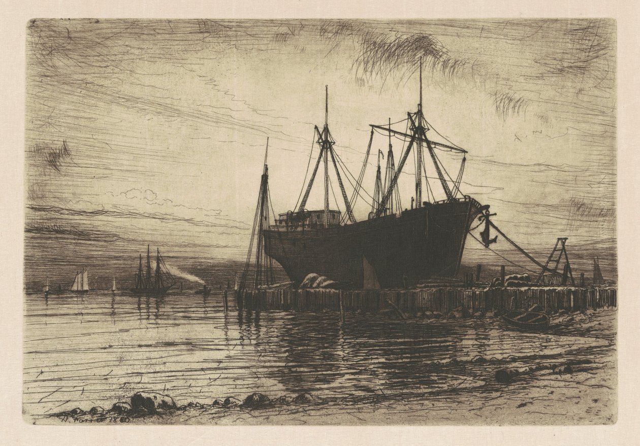 Naplemente – Gowanus-öböl alkotó: Henry Farrer