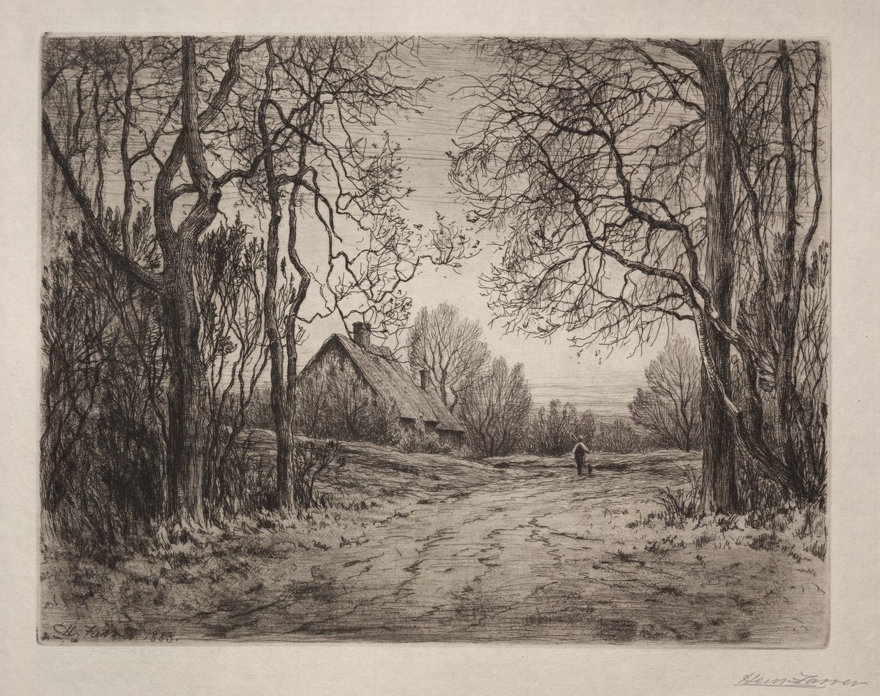 Téli este, 1883. alkotó: Henry Farrer