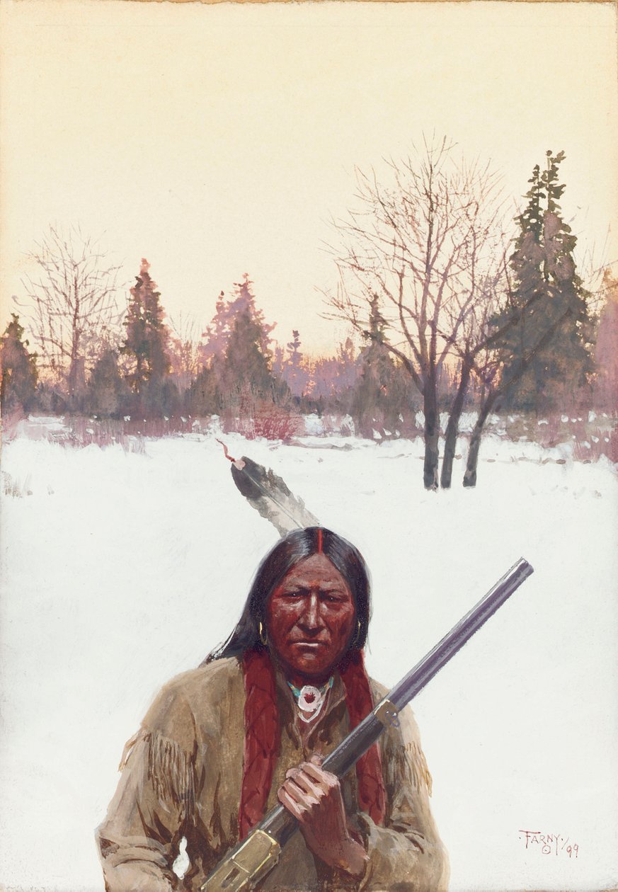 Vadász, 1899 alkotó: Henry Francois Farny