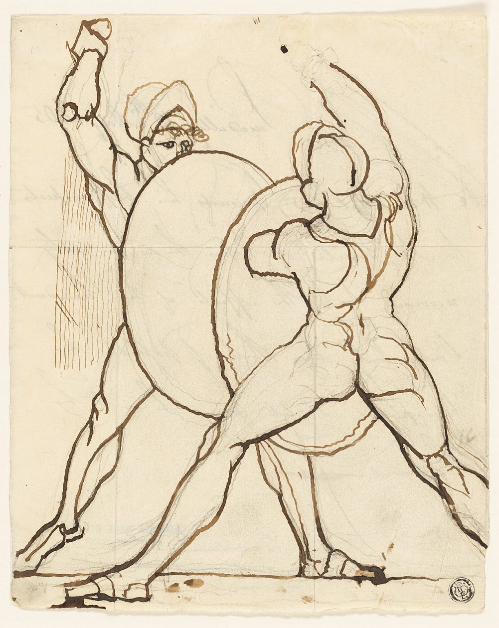 Két görög harca alkotó: Johann Heinrich Füssli