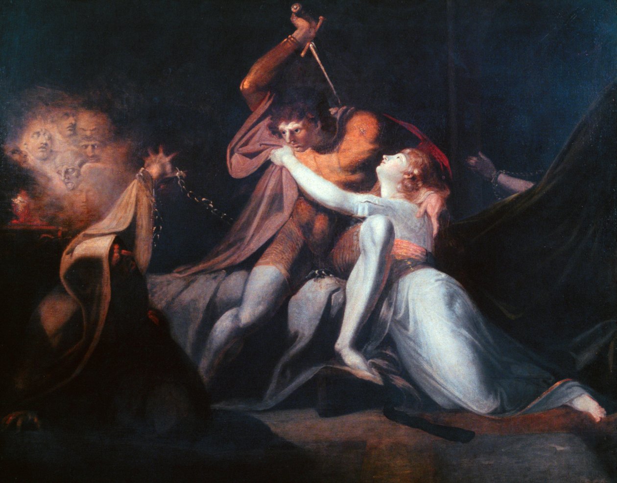 Percival Delivering Belisane..., kiállítva 1783 alkotó: Johann Heinrich Füssli