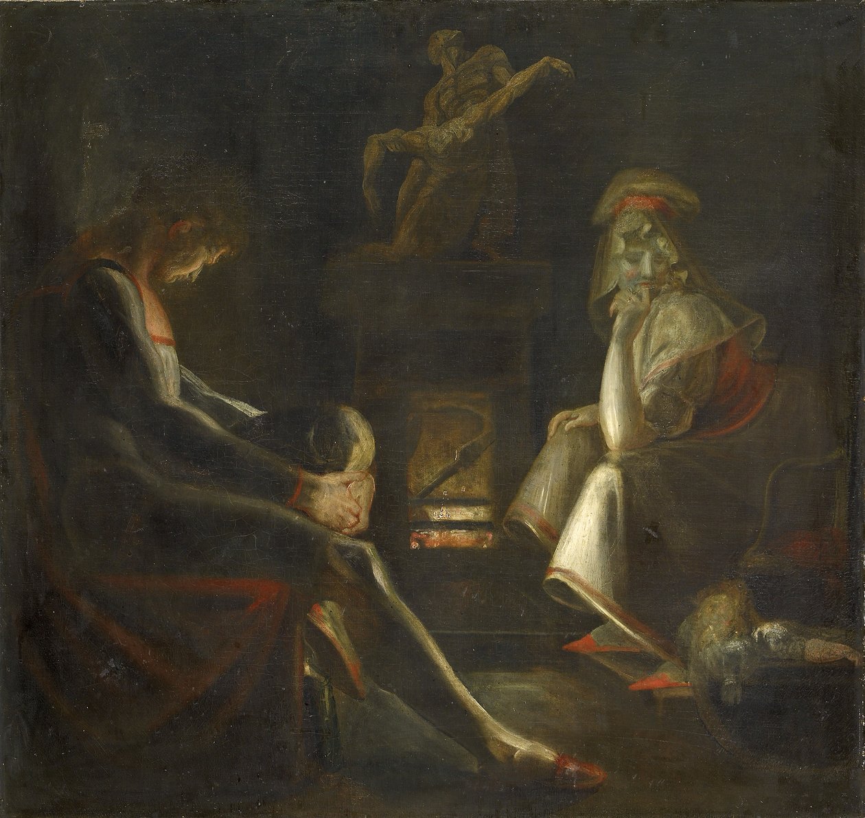 Csend, 1786-99 alkotó: Johann Heinrich Füssli