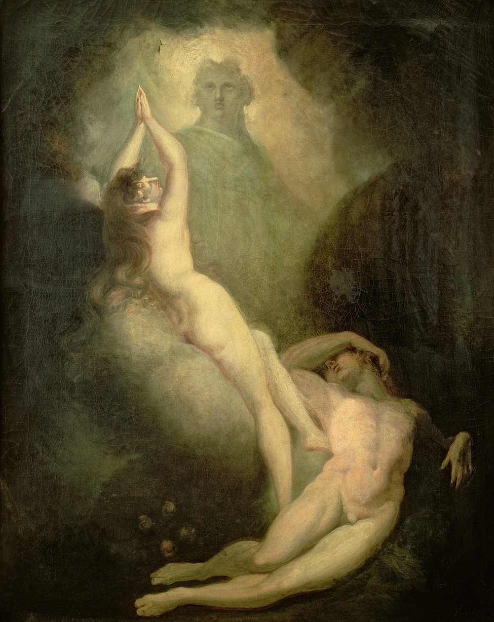 Éva teremtése alkotó: Johann Heinrich Füssli