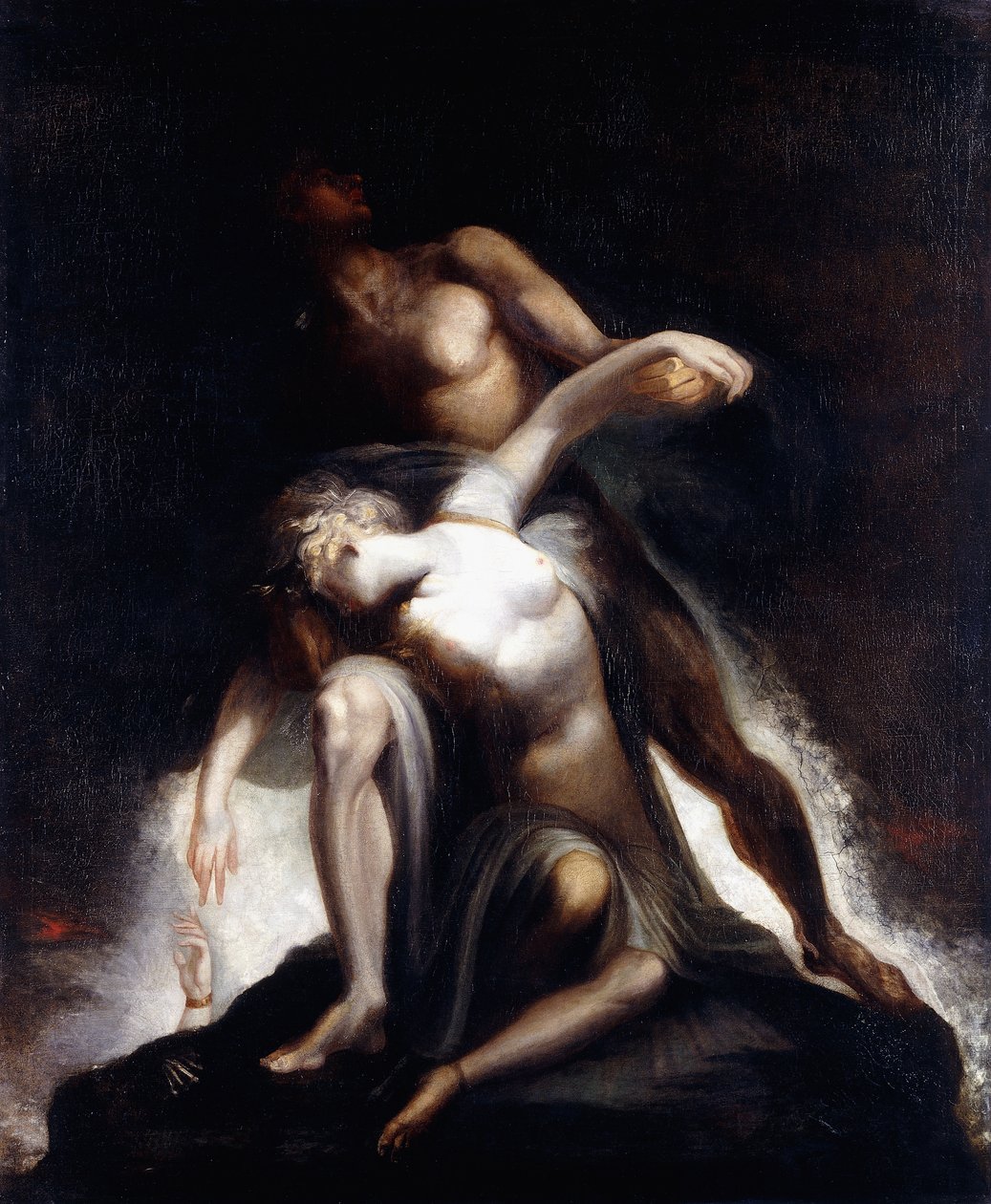 Az özönvíz látomása, alkotó: Johann Heinrich Füssli
