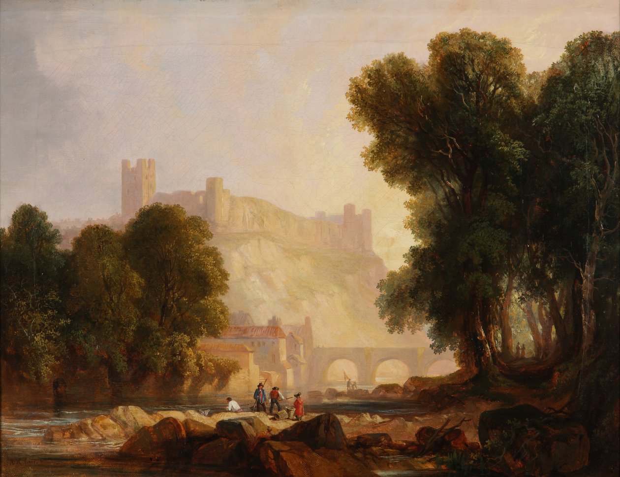 Richmond kastély, Yorkshire alkotó: Henry Harris Lines
