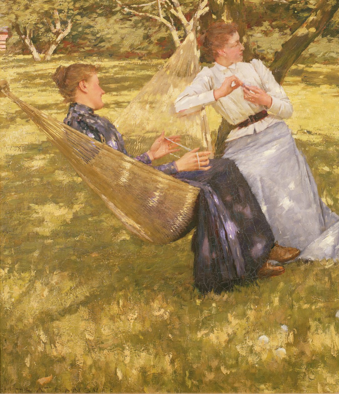A gyümölcsösben, 1893 alkotó: Henry Herbert La Thangue
