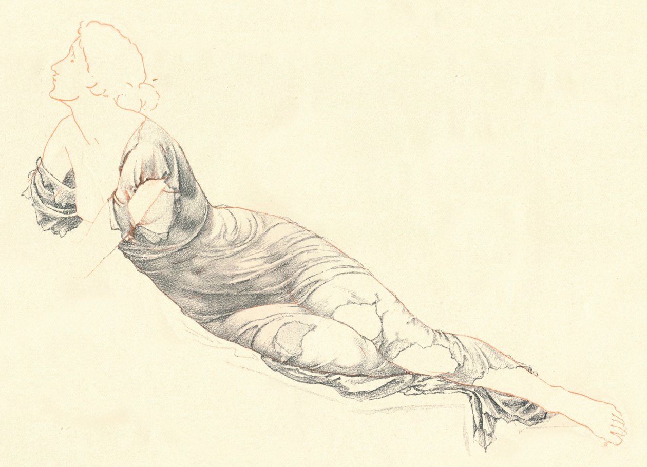 Tanulmány a Draperyben, 1900 alkotó: Henry Holiday