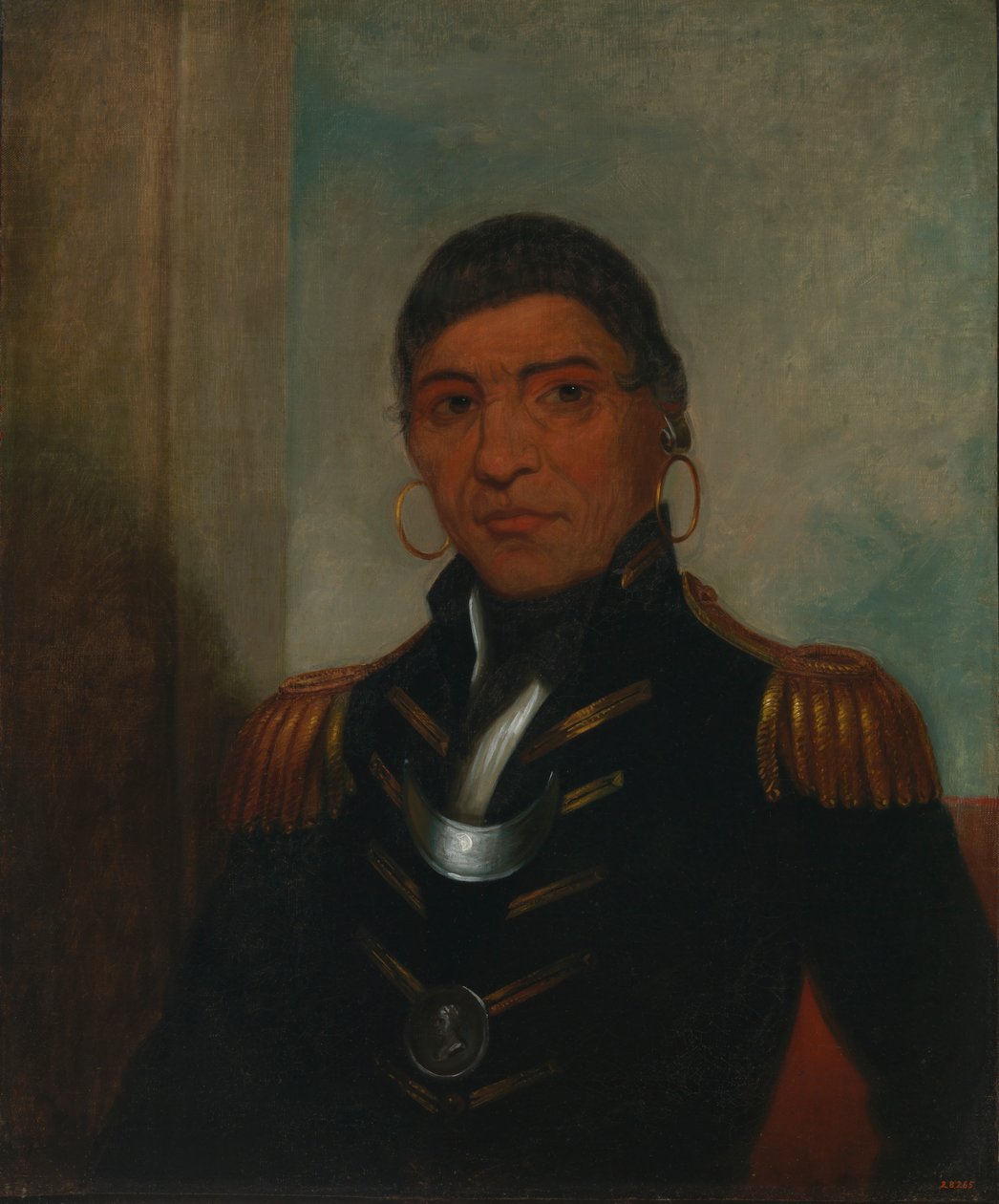 Big Buffalo Chippewa, 1832-1833. alkotó: Henry Inman