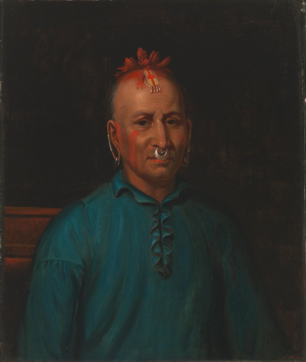 Kish-Kallo-Wa család Algonquian-Tribe Shawnee, 1832-1833. alkotó: Henry Inman