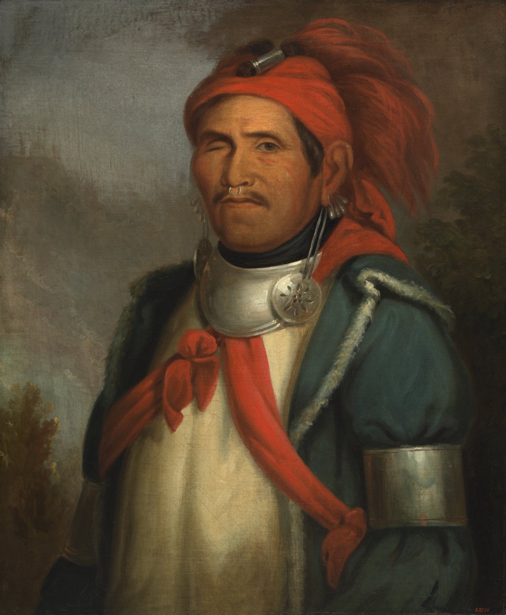 Tenskwatawa, 1830-1833 körül. alkotó: Henry Inman
