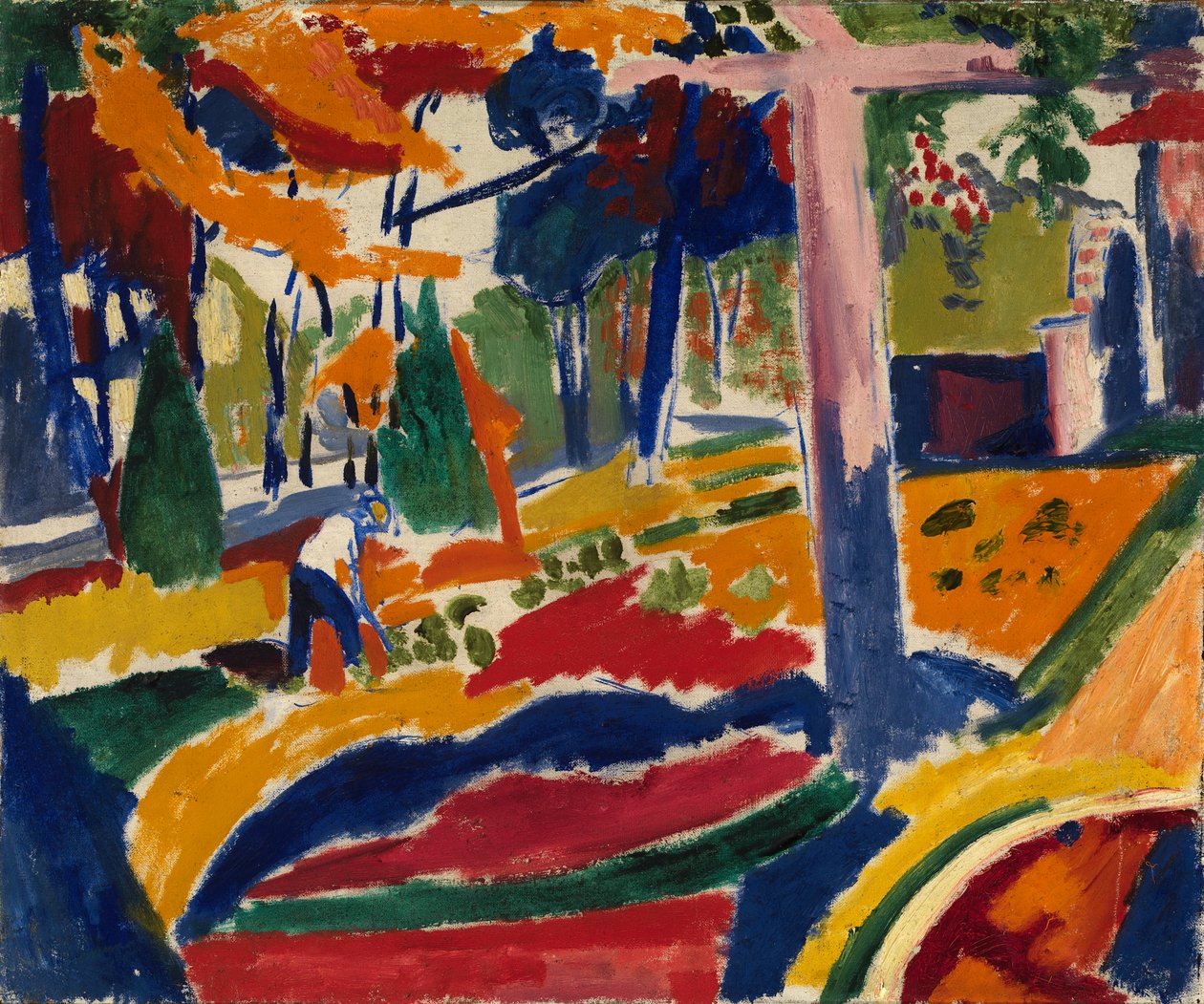 Kert, kb. 1915. alkotó: Henry Lyman Saÿen