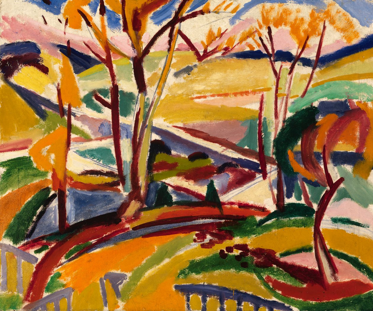 Valley Falls I, 1915. alkotó: Henry Lyman Saÿen