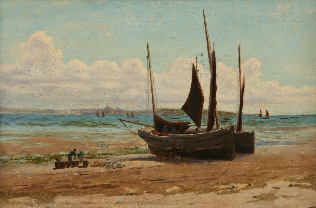Halászhajók a Mounts Bayben alkotó: Henry Martin