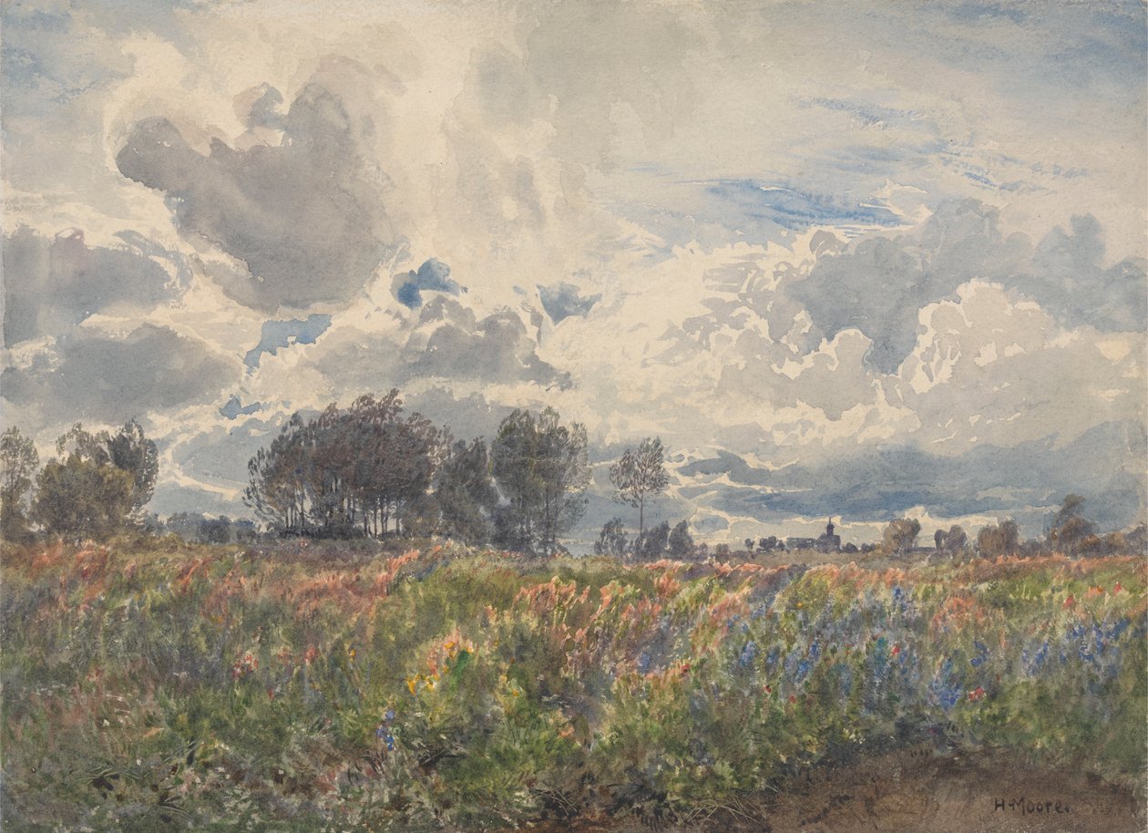 Zápor június, Pikárdia alkotó: Henry Moore