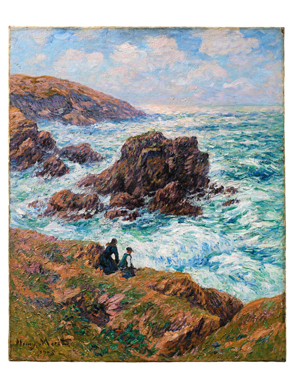 Clohars tengerpartja, Finistère, 1908 alkotó: Henry Moret