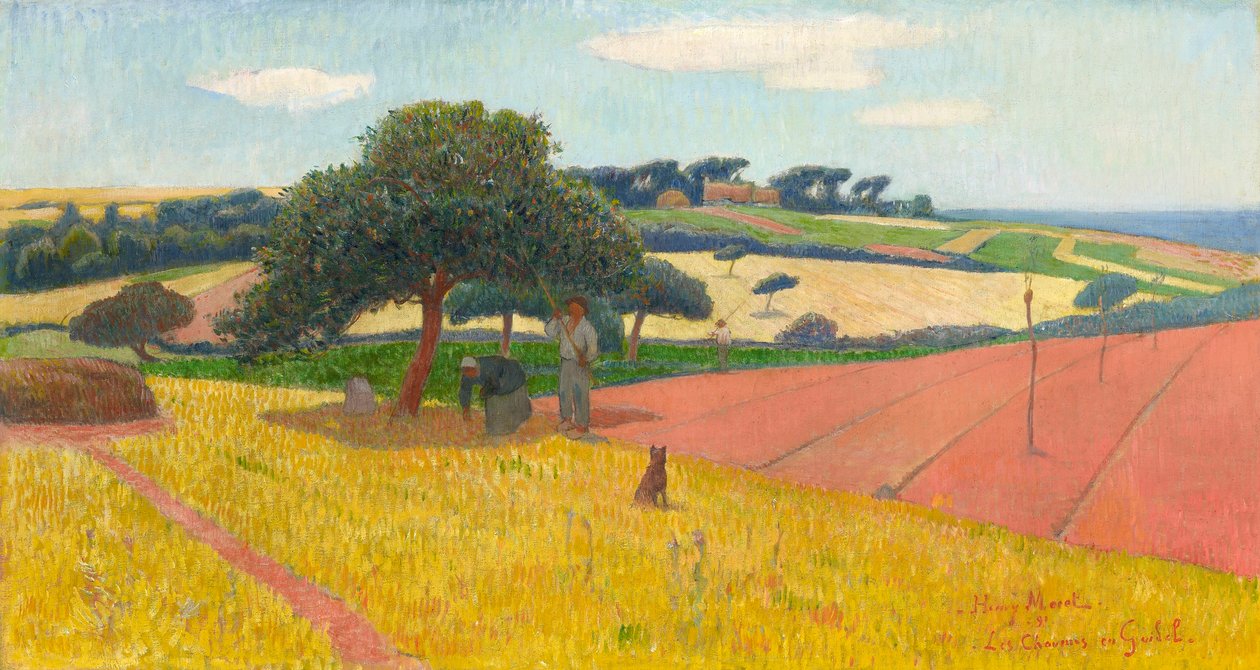 Les Chaumes in Guidel, 1891. alkotó: Henry Moret