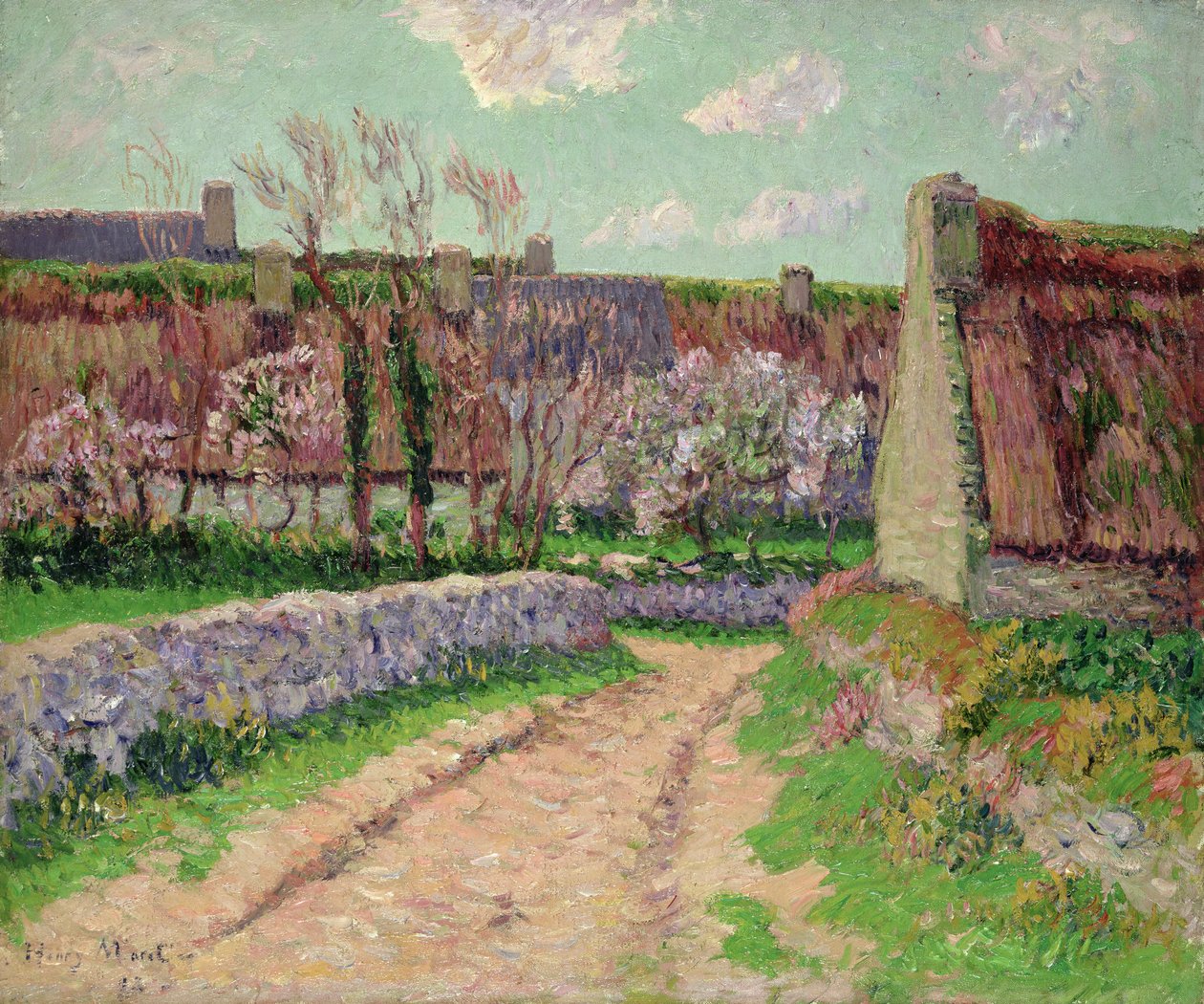 Falu Cloharsban alkotó: Henry Moret